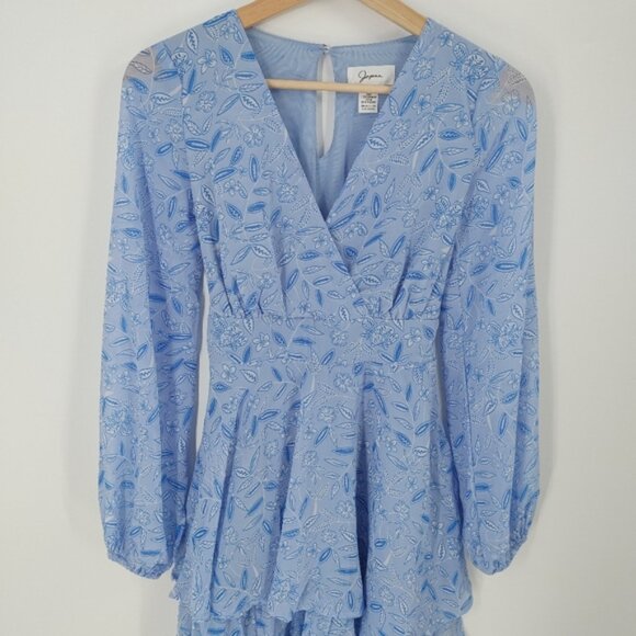 Japna Printed Chiffon Dress - Picture 2 of 4